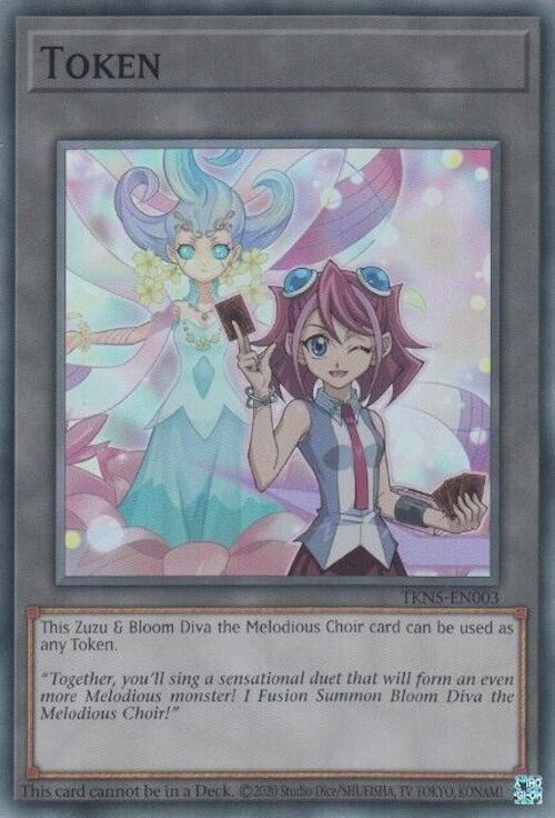 Token: Zuzu and Bloom Diva the Melodious Choir [TKN5-EN003] Super Rare | Galaxy Games LLC
