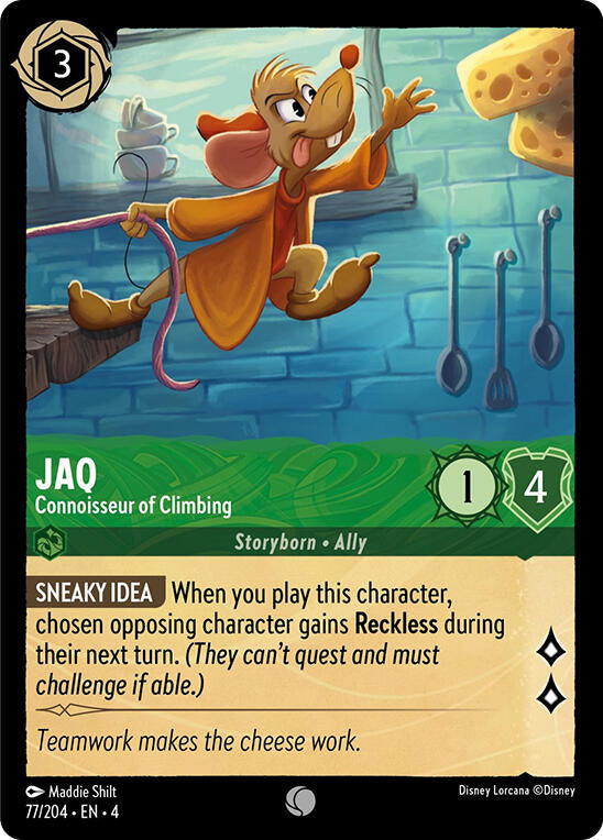 Jaq - Connoisseur of Climbing (77/204) [Ursula's Return] | Galaxy Games LLC