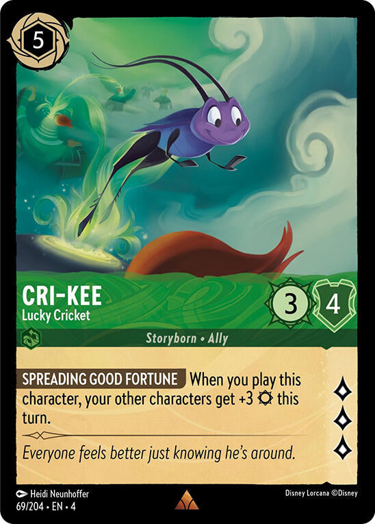 Cri-Kee - Lucky Cricket (69/204) [Ursula's Return] | Galaxy Games LLC