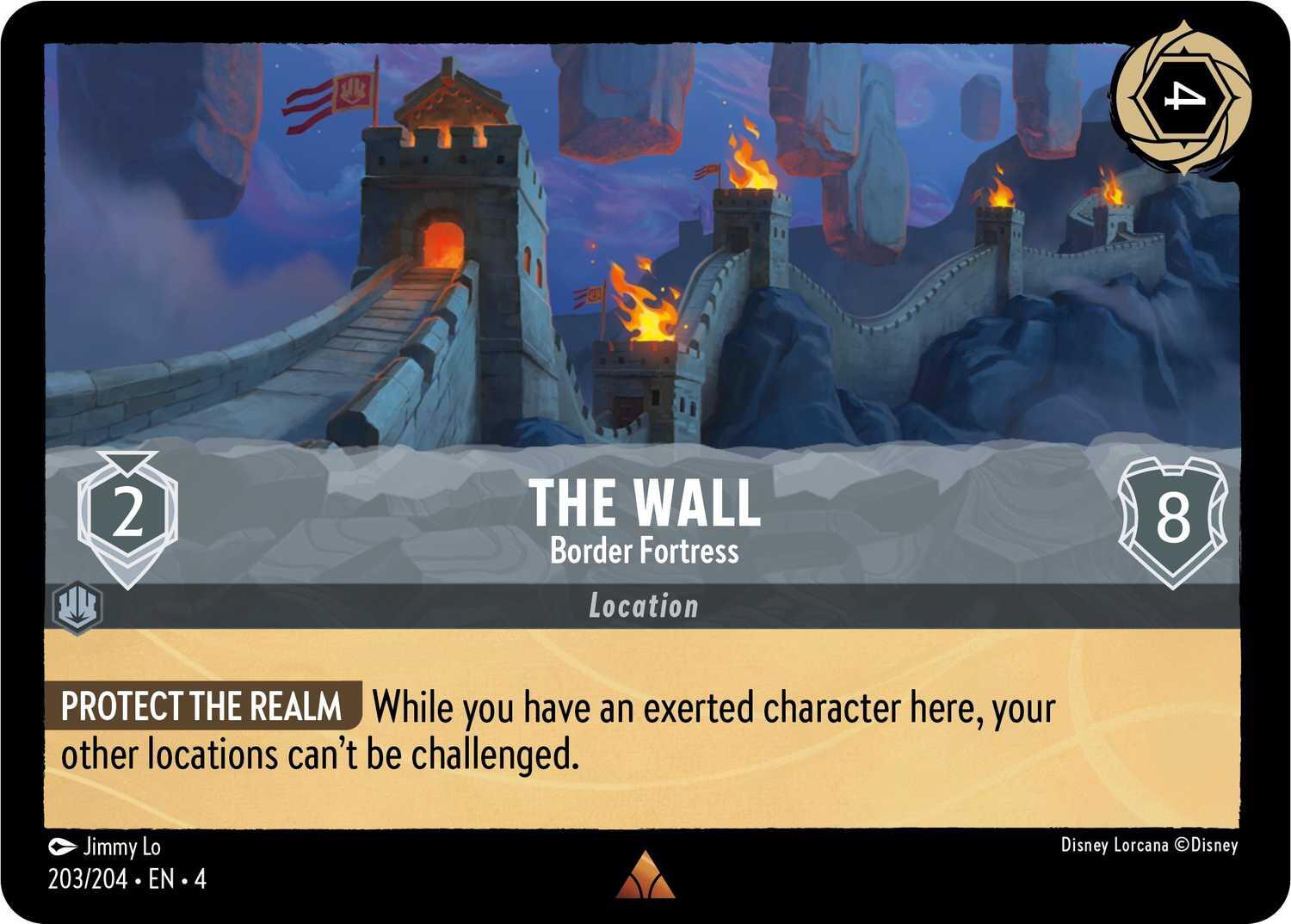 The Wall - Border Fortress (203/204) [Ursula's Return] | Galaxy Games LLC