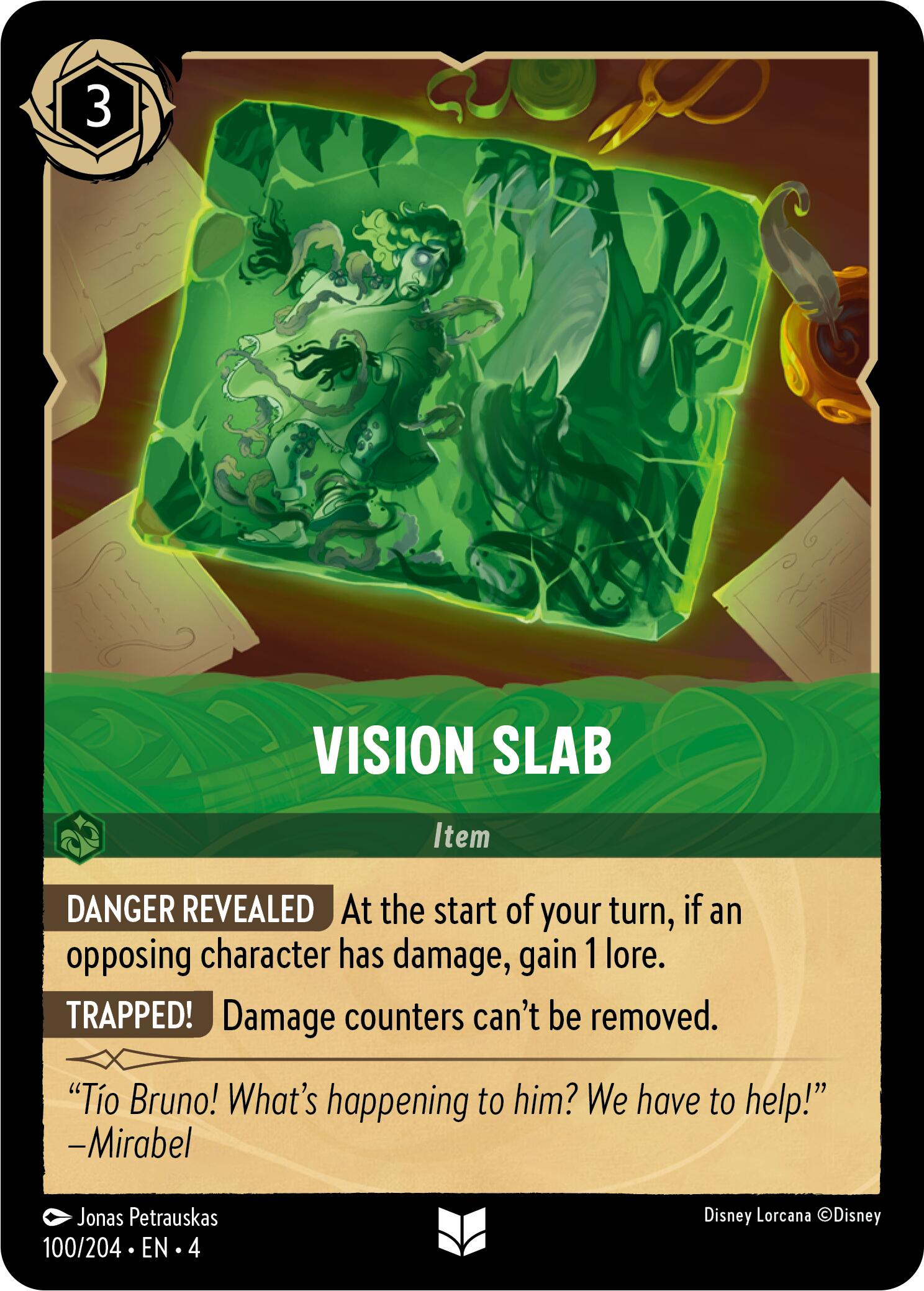 Vision Slab (100/204) [Ursula's Return] | Galaxy Games LLC