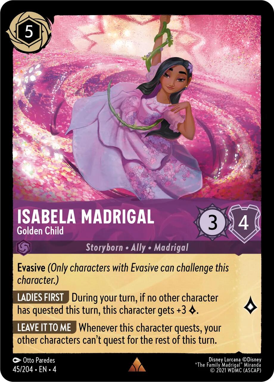 Isabella Madrigal - Golden Child (45/204) [Ursula's Return] | Galaxy Games LLC