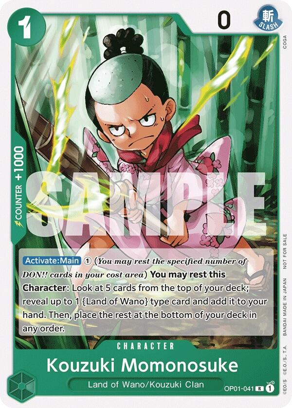 Kouzuki Momonosuke (Tournament Pack Vol. 7) [One Piece Promotion Cards] | Galaxy Games LLC
