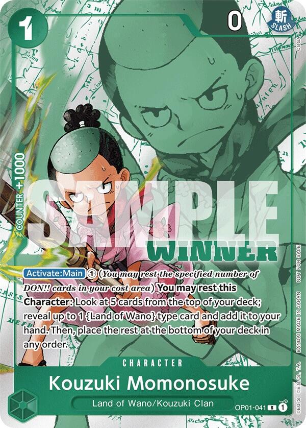 Kouzuki Momonosuke (Winner Pack Vol. 7) [One Piece Promotion Cards] | Galaxy Games LLC