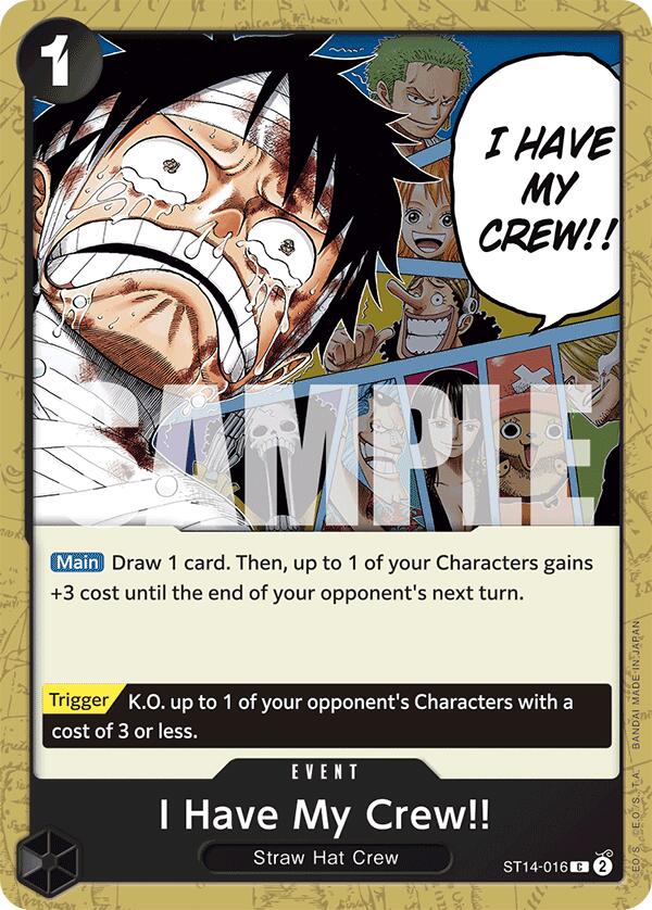 I Have My Crew!! [Starter Deck: 3D2Y] | Galaxy Games LLC