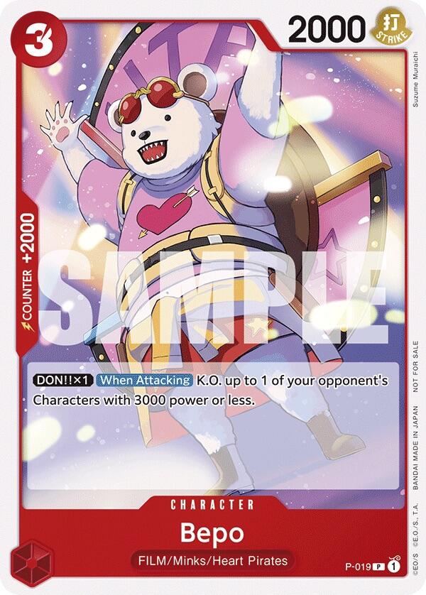 Bepo (Tournament Pack Vol. 7) [One Piece Promotion Cards] | Galaxy Games LLC