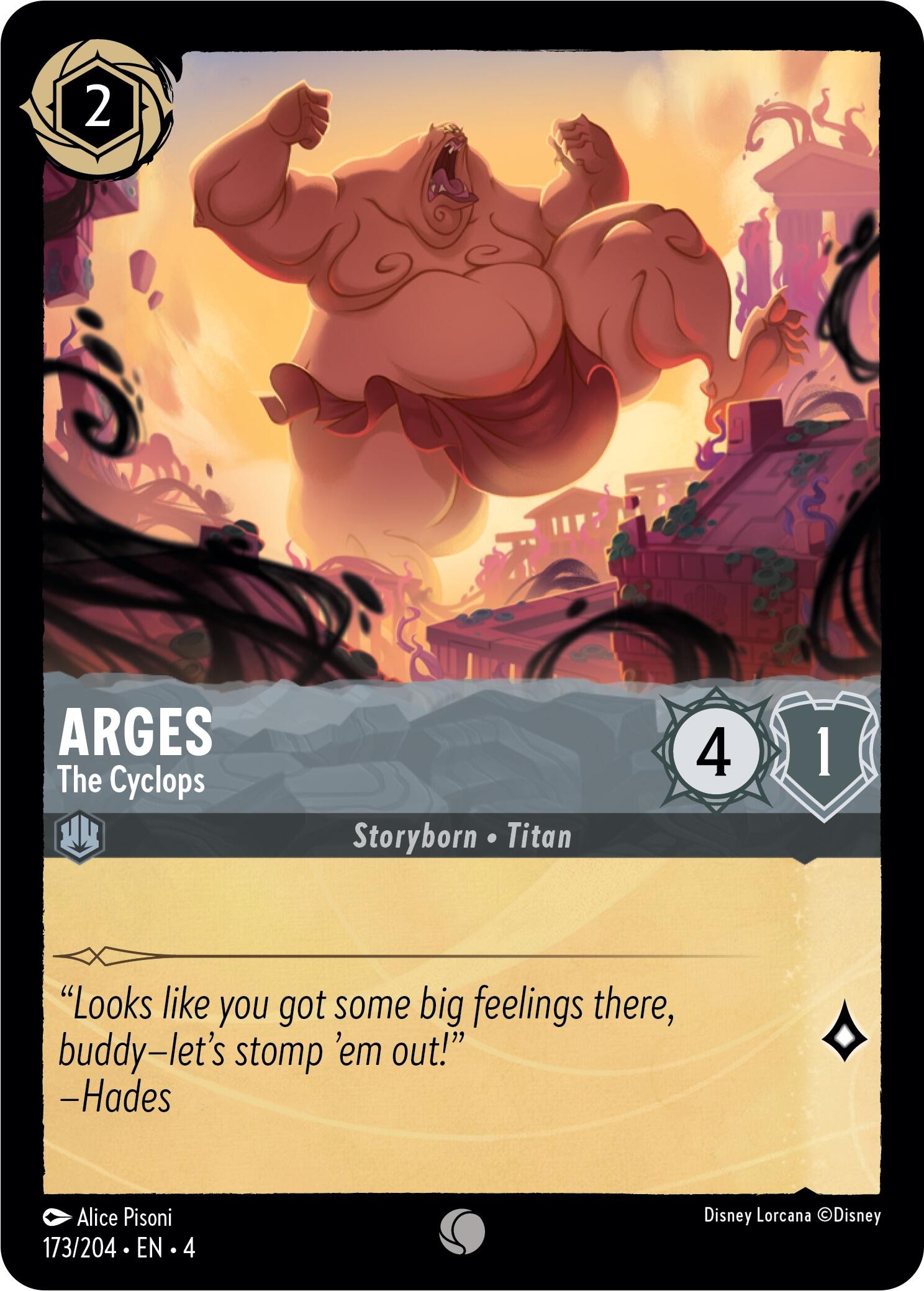 Arges - The Cyclops (173/204) [Ursula's Return] | Galaxy Games LLC