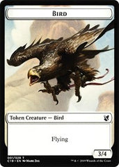 Bird (001) // Sculpture Double-Sided Token [Commander 2019 Tokens] | Galaxy Games LLC