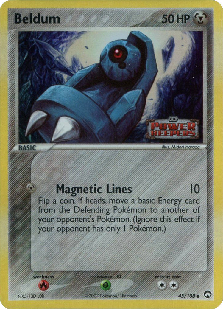 Beldum (45/108) (Stamped) [EX: Power Keepers] | Galaxy Games LLC