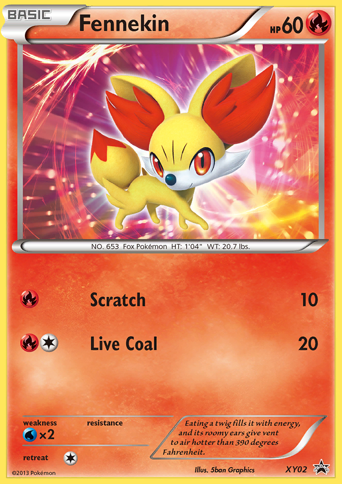 Fennekin (XY02) [XY: Black Star Promos] | Galaxy Games LLC