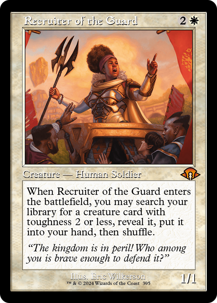 Recruiter of the Guard (Retro) [Modern Horizons 3] | Galaxy Games LLC