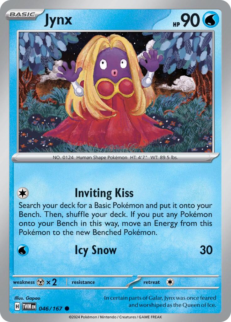 Jynx (046/167) [Scarlet & Violet: Twilight Masquerade] | Galaxy Games LLC