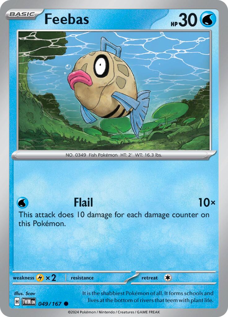 Feebas (049/167) [Scarlet & Violet: Twilight Masquerade] | Galaxy Games LLC