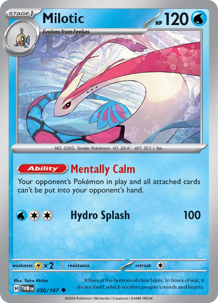 Milotic (050/167) [Scarlet & Violet: Twilight Masquerade] | Galaxy Games LLC