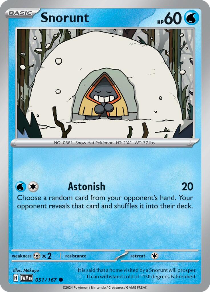 Snorunt (051/167) [Scarlet & Violet: Twilight Masquerade] | Galaxy Games LLC