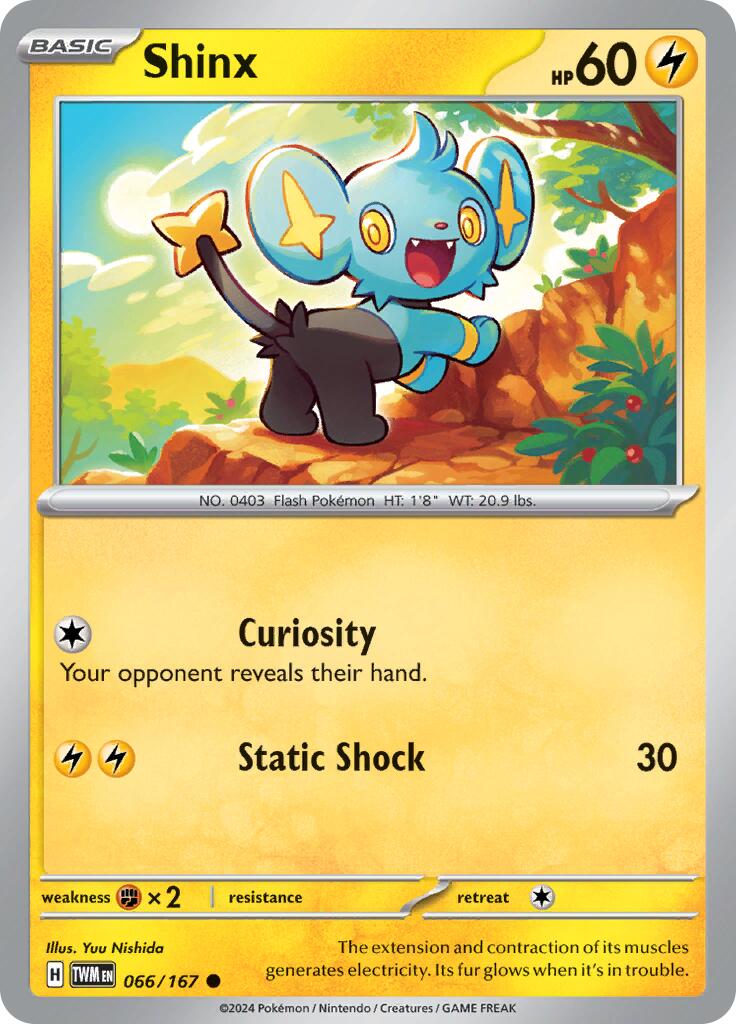 Shinx (066/167) [Scarlet & Violet: Twilight Masquerade] | Galaxy Games LLC