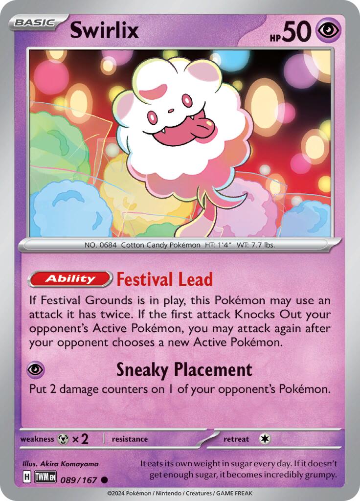 Swirlix (089/167) [Scarlet & Violet: Twilight Masquerade] | Galaxy Games LLC