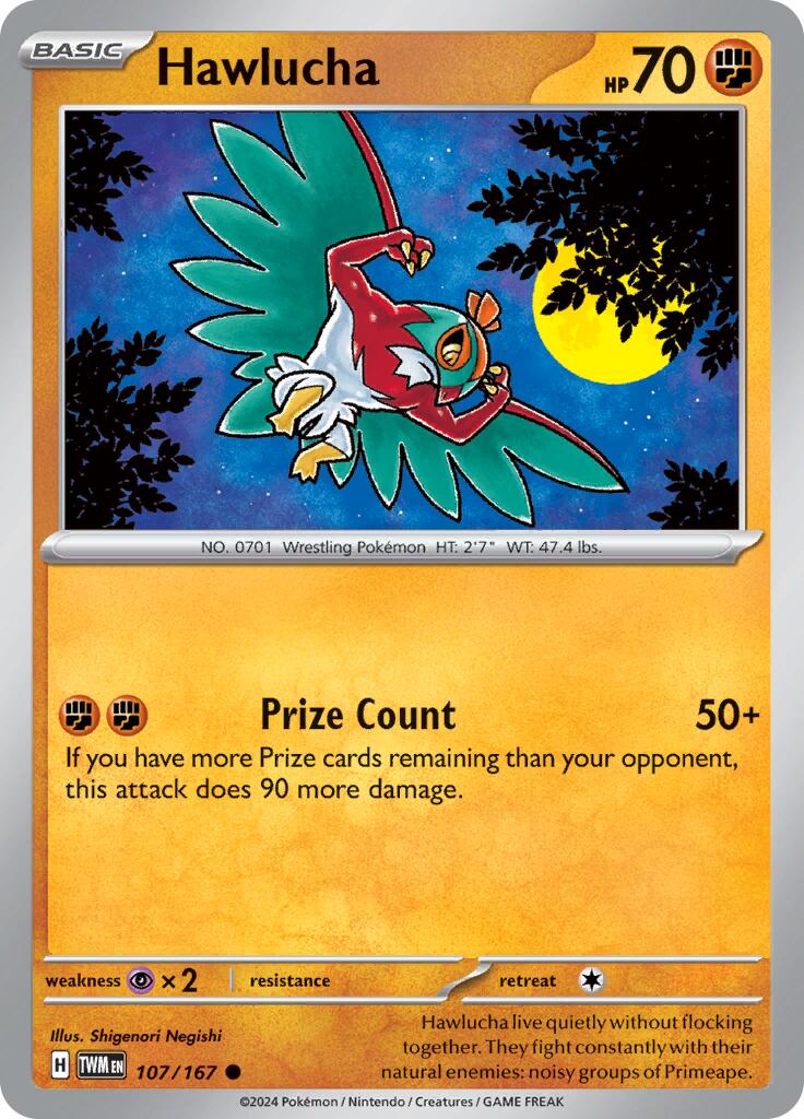 Hawlucha (107/167) [Scarlet & Violet: Twilight Masquerade] | Galaxy Games LLC