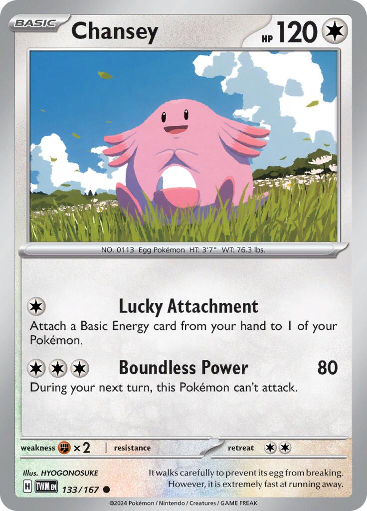 Chansey (133/167) [Scarlet & Violet: Twilight Masquerade] | Galaxy Games LLC