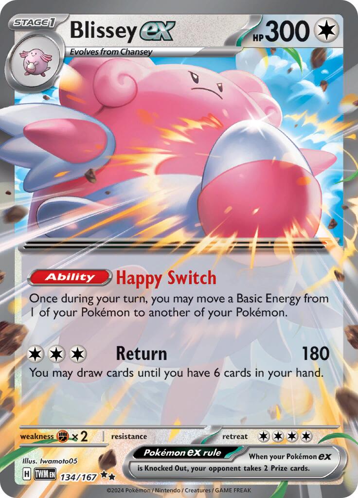 Blissey ex (134/167) [Scarlet & Violet: Twilight Masquerade] | Galaxy Games LLC