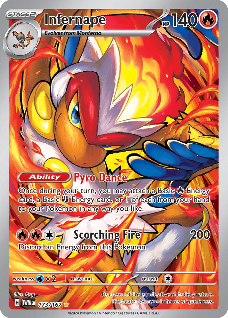 Infernape (173/167) [Scarlet & Violet: Twilight Masquerade] | Galaxy Games LLC