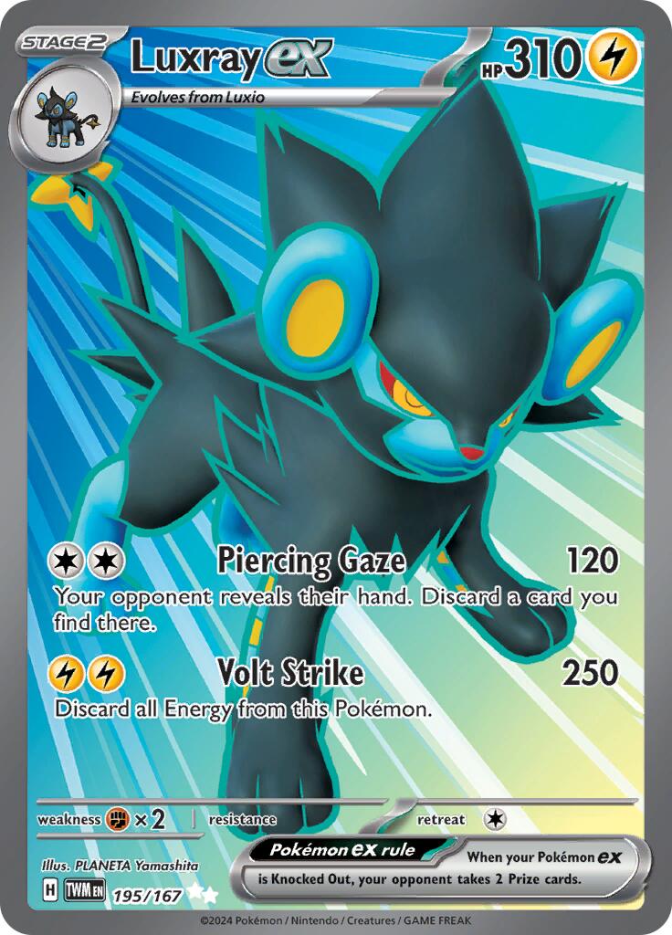 Luxray ex (195/167) [Scarlet & Violet: Twilight Masquerade] | Galaxy Games LLC