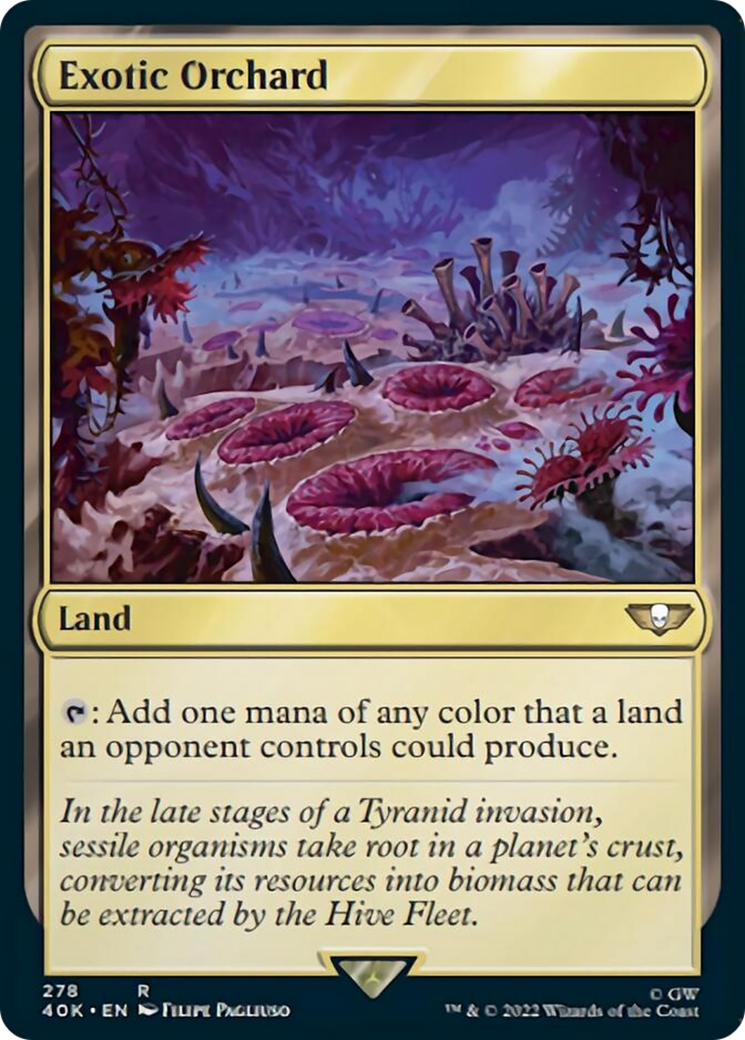 Exotic Orchard (Surge Foil) [Warhammer 40,000] | Galaxy Games LLC