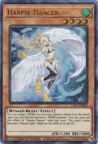 Harpie Dancer [LART-EN023] Ultra Rare | Galaxy Games LLC