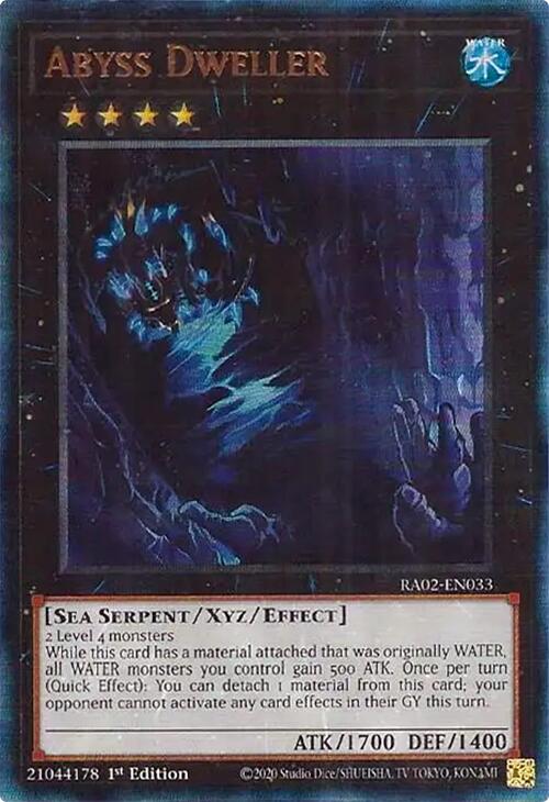 Abyss Dweller (PUR) [RA02-EN033] Prismatic Ultimate Rare | Galaxy Games LLC