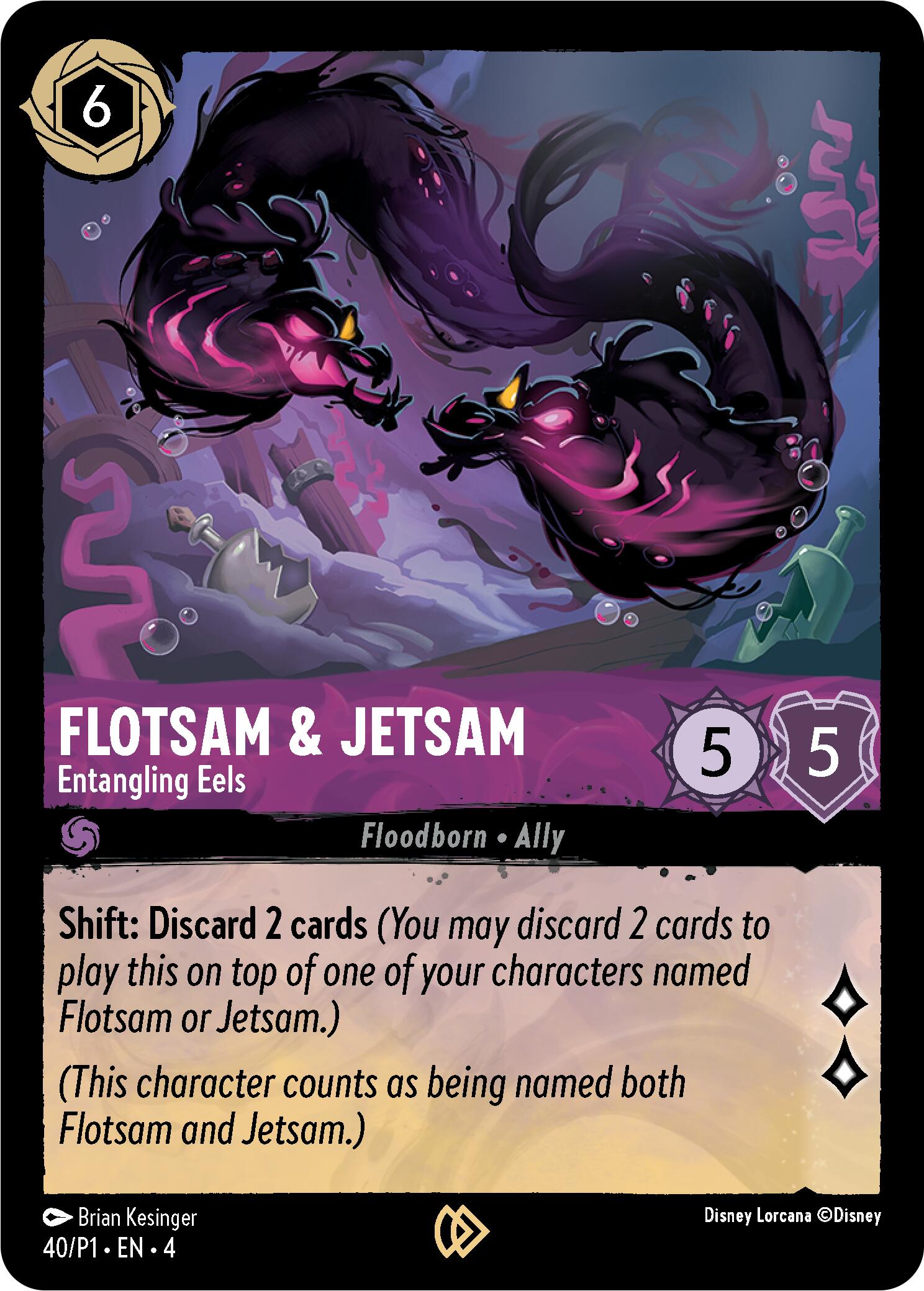 Flotsam & Jetsam - Entangling Eels (40) [Promo Cards] | Galaxy Games LLC