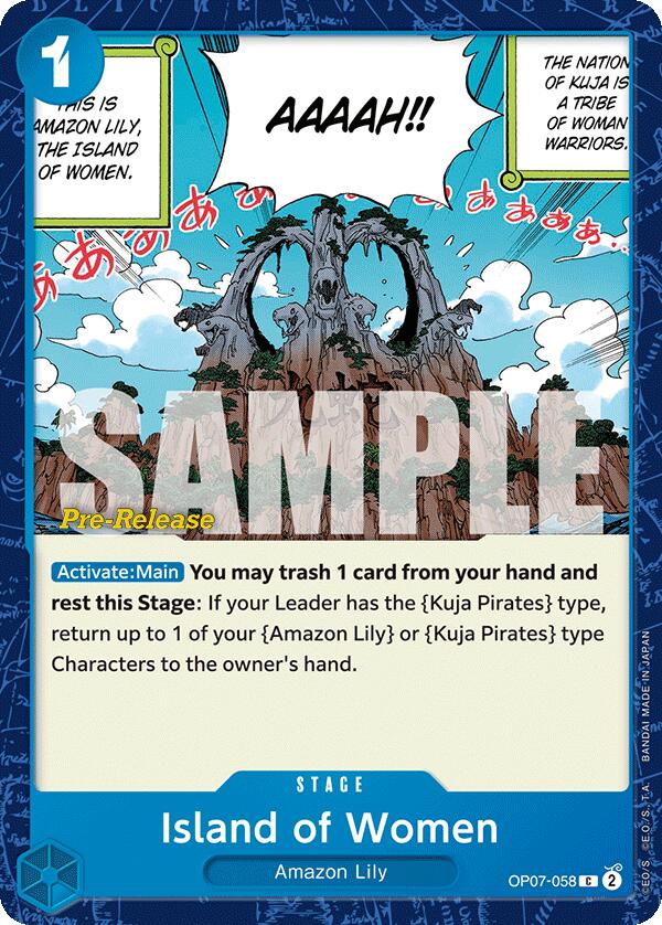 Island of Women [500 Years in the Future Pre-Release Cards] | Galaxy Games LLC