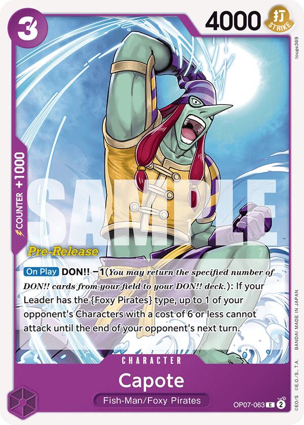 Capote [500 Years in the Future Pre-Release Cards] | Galaxy Games LLC