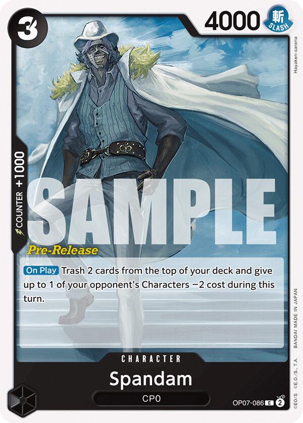 Spandam [500 Years in the Future Pre-Release Cards] | Galaxy Games LLC