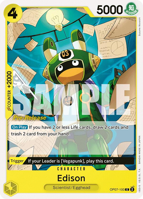 Edison [500 Years in the Future Pre-Release Cards] | Galaxy Games LLC
