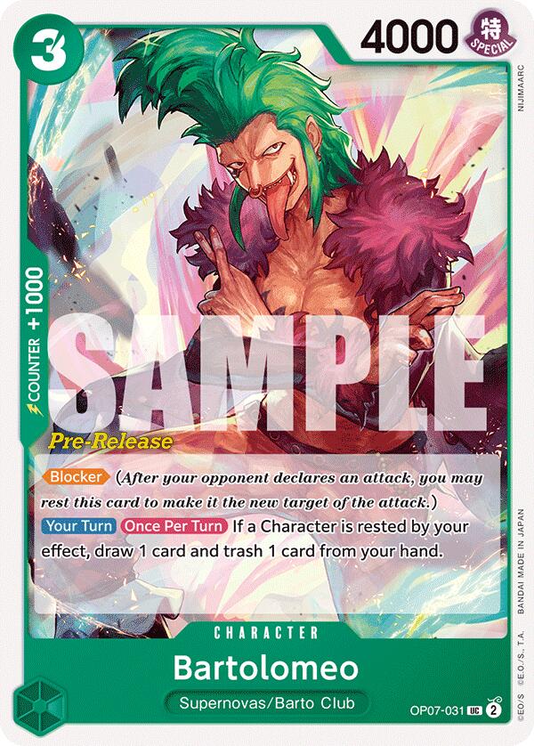 Bartolomeo [500 Years in the Future Pre-Release Cards] | Galaxy Games LLC