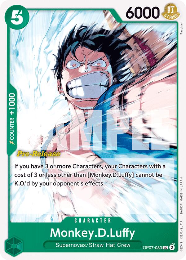 Monkey.D.Luffy [500 Years in the Future Pre-Release Cards] | Galaxy Games LLC