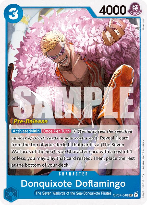 Donquixote Doflamingo [500 Years in the Future Pre-Release Cards] | Galaxy Games LLC
