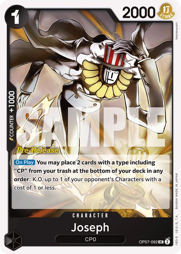 Joseph [500 Years in the Future Pre-Release Cards] | Galaxy Games LLC