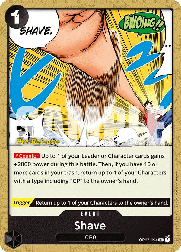 Shave [500 Years in the Future Pre-Release Cards] | Galaxy Games LLC