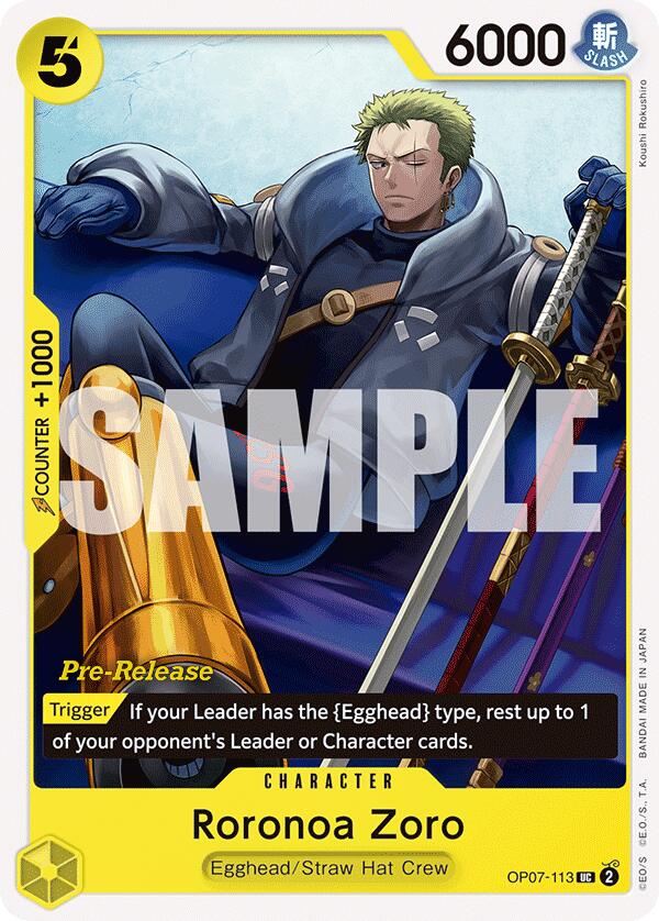 Roronoa Zoro [500 Years in the Future Pre-Release Cards] | Galaxy Games LLC