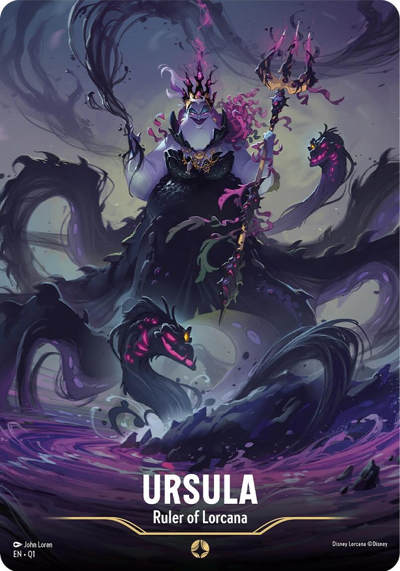 Ursula - Ruler of Lorcana (Oversized) [Illumineer's Quest: Deep Trouble] | Galaxy Games LLC