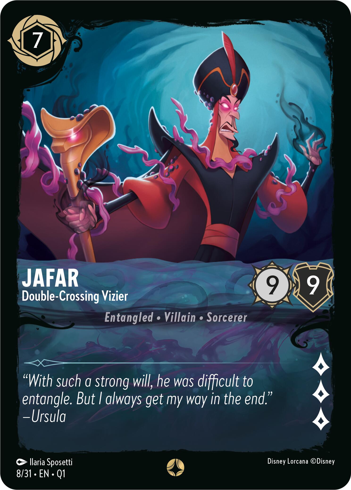 Jafar - Double-Crossing Vizier (8/31) [Illumineer's Quest: Deep Trouble] | Galaxy Games LLC