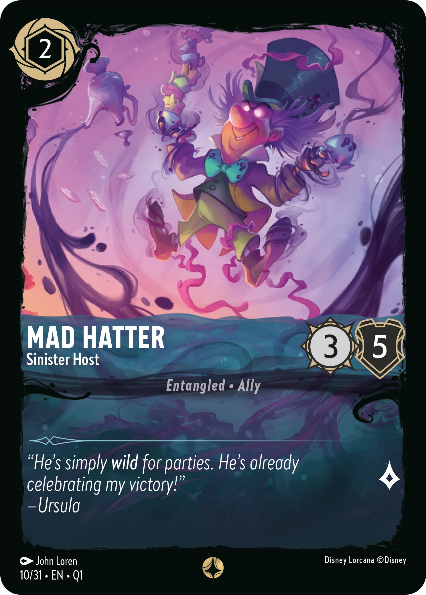 Mad Hatter - Sinister Host (10/31) [Illumineer's Quest: Deep Trouble] | Galaxy Games LLC