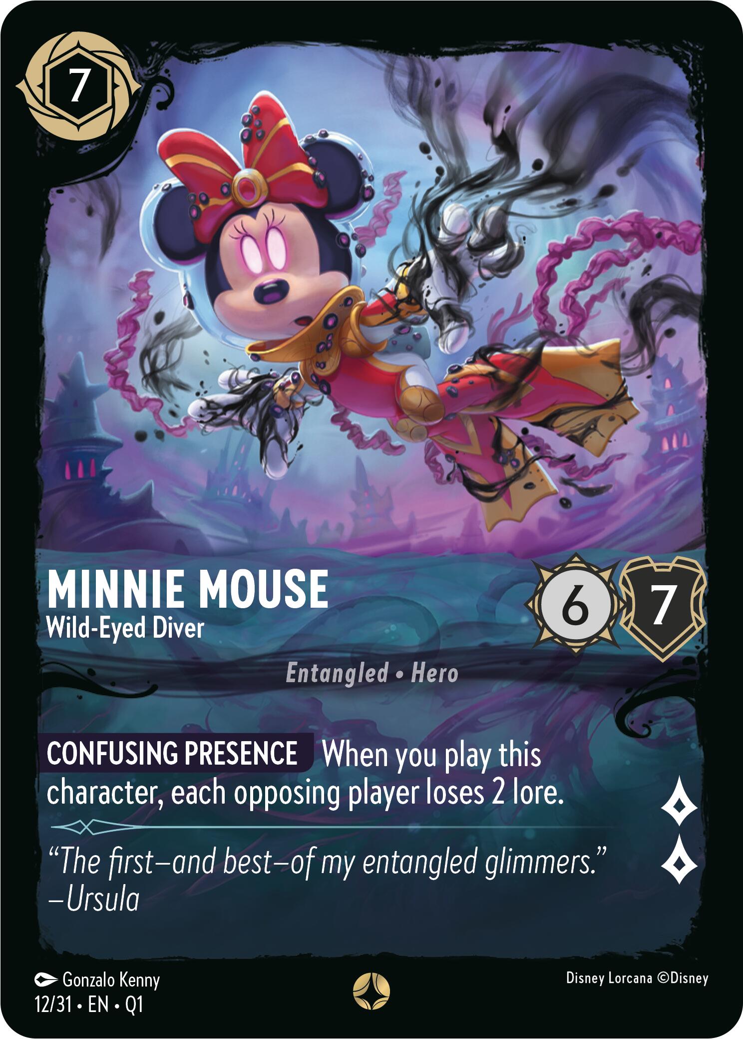 Minnie Mouse - Wild-Eyed Diver (12/31) [Illumineer's Quest: Deep Trouble] | Galaxy Games LLC