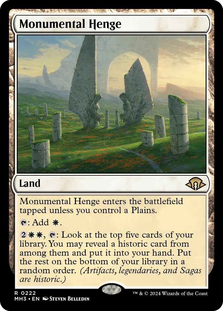Monumental Henge [Modern Horizons 3] | Galaxy Games LLC