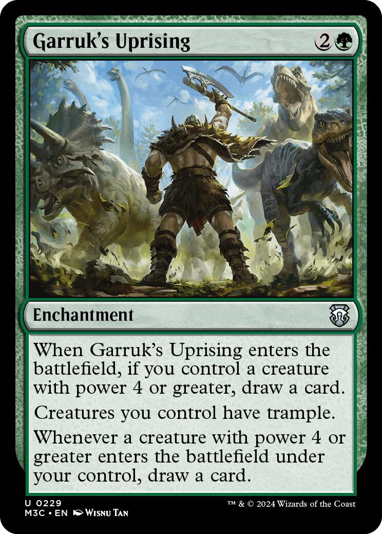 Garruk's Uprising [Modern Horizons 3 Commander] | Galaxy Games LLC