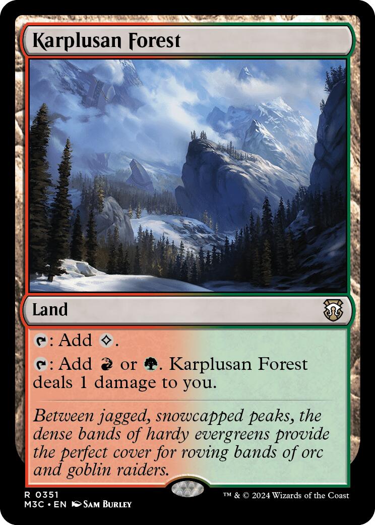 Karplusan Forest [Modern Horizons 3 Commander] | Galaxy Games LLC