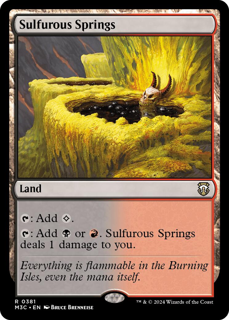 Sulfurous Springs [Modern Horizons 3 Commander] | Galaxy Games LLC