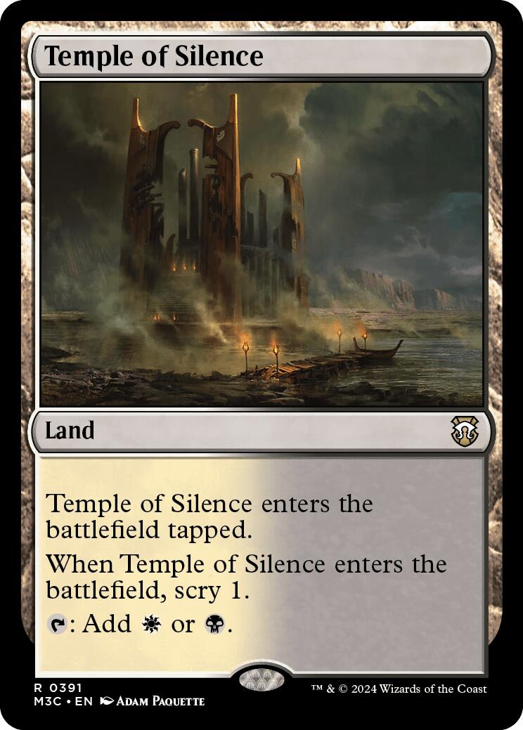 Temple of Silence [Modern Horizons 3 Commander] | Galaxy Games LLC