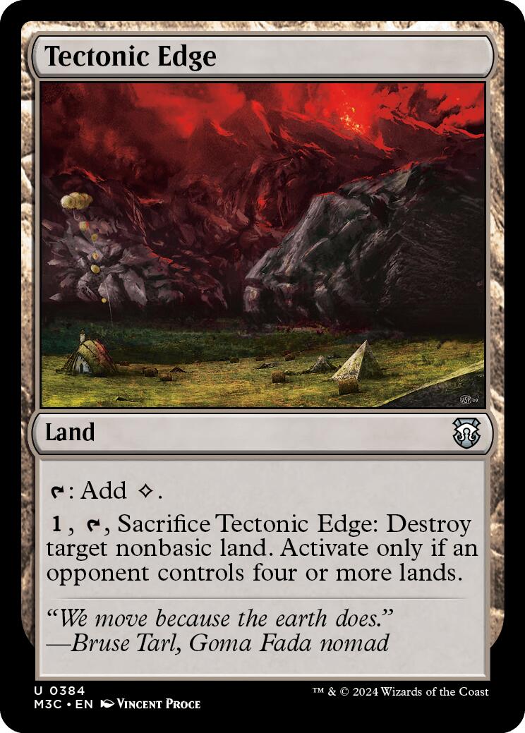 Tectonic Edge [Modern Horizons 3 Commander] | Galaxy Games LLC